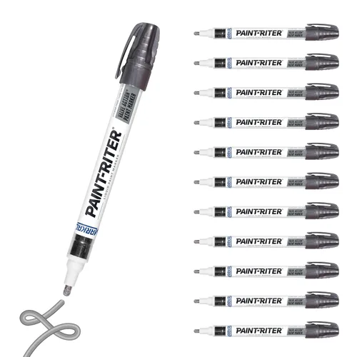 Markal 96832 Paint-Riter+ - Marcador de acción de válvula, compatibilidad de superficie versátil, tamaño de marca negrita de 1.8 pulgadas, color