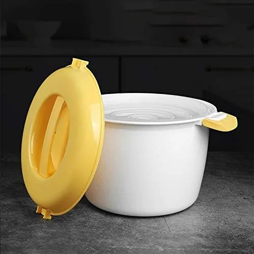 Miniatura 4 de Horno de microondas portátil Arrocera Vaporizador multifuncional 2800Ml Aislamiento Fiambrera Utensilios al vapor para microondas