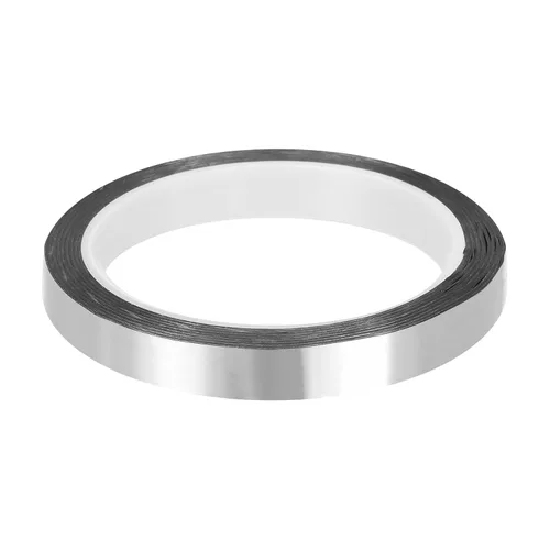 Cinta de película de poliéster metalizado, cinta adhesiva de espejo, [para moldura y suministros de arte gráfico] - 0.59 pulgadas x 55 yardas/tono