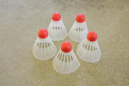 Miniatura 5 de Triumph - Volantes de bádminton (6 unidades, blanco)
