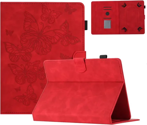 Miniatura 8 de Dteck Funda universal (9.6" a 10.5") - Funda plegable de cuero con tapa para tableta Android 10 10+ pulgadas/Samsung Galaxy Tab 9.6 9.7 10.1 10.4