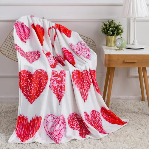 Miniatura 7 de COTTEBED Manta de franela Sherpa estilo bohemio, para todas las estaciones, ligeras, súper suaves, acogedoras, cómodas, esponjosas, mullidas