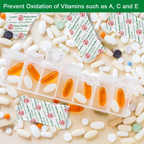 Miniatura 7 de MakMeFre Absorbentes de oxígeno de 20 cc (200 paquetes) para almacenamiento de alimentos, paquetes de absorbentes de oxígeno de grado alimenticio