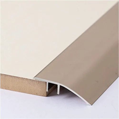 Miniatura 10 de Tira de umbral de transición suave para piso/alfombra/puertas, borde de aluminio metálico para transiciones de umbral con una altura inferior a 0.6