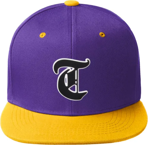 Miniatura 109 de Daxton Gorra clásica con visera de billete plano con letras del alfabeto inglés antiguo de la A a la Z