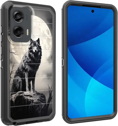 Miniatura 28 de Funda para Moto G Play 4G 2024, cuerpo completo, protección contra caídas, resistente, 3 capas, militar, resistente, duradera, para Motorola Moto G
