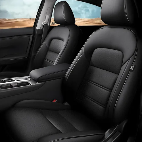 Miniatura 12 de AOMSAZTO Funda de asiento de coche para Mazda 3 2019 2020 2021 2022 2023 2024 2025 2026 – Juego completo de fundas de asiento de piel sintética
