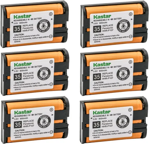Miniatura 7 de Kastar Paquete de 1 batería de repuesto HHR-P107A para Panasonic KX-TGA600 KXTGA600 KX-TGA600B KXTGA600B KX-TGA600M KXTGA600M KX-TGA600S KX-TGA600S