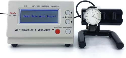 Miniatura 2 de KINSANINC Reloj Tester Timegrapher No.1000, Reloj Calabration para Relojes Mecánicos Gris, Negro -, Moderno