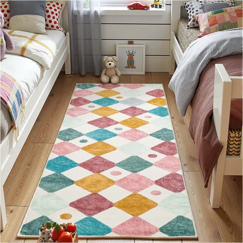 Miniatura 67 de jinchan Alfombra a rayas de 2 x 3 para entrada, alfombra de cocina, tapete pequeño, antideslizante, ligero, de bajo perfil, decoración para entrada