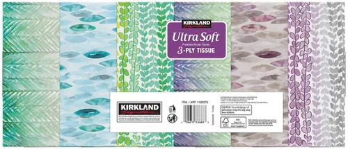Miniatura 3 de Kirkland Signature - Pañuelo facial ultra suave, 3 capas, 110 unidades, paquete de 12 artículos 1183579