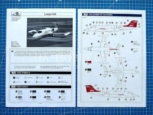 Miniatura 5 de Amodel 72295-1/72 - Learjet-35A LX-ONE, PT-LOE Juego de maquetas a escala