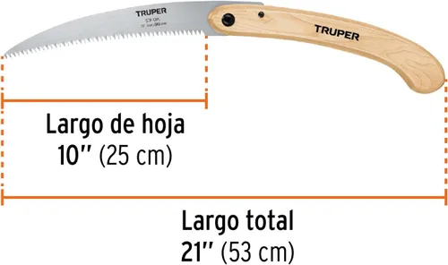 Miniatura 3 de TRUPER STP-12PL Sierra de podar plegable de 12