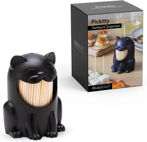 Miniatura 8 de PELEG DESIGN Soporte para palillos de dientes Jonah - Dispensador de palillos de dientes con diseño de ballena lindo - Soporte de palillos