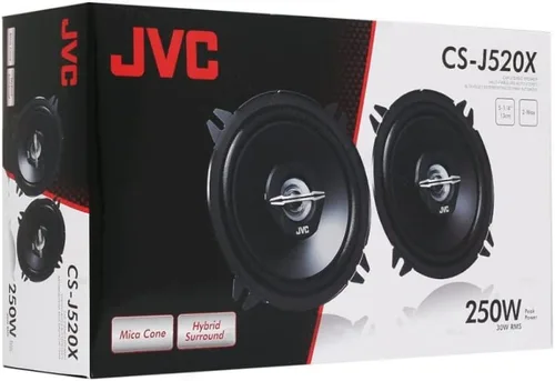 Miniatura 7 de JVC CS-J520X Altavoces coaxiales de 2 vías de 250 W de 5.25 pulgadas, 2