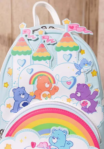Miniatura 9 de Loungefly Care Bears Care-A-Lot Castle - Mini mochila, Multi, Care Bears Care-a-lot Castle Mini mochila