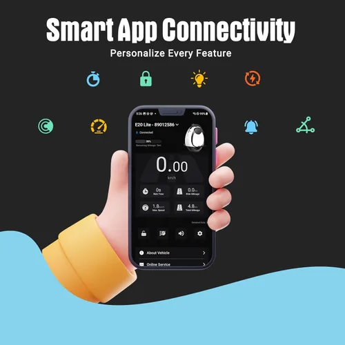 Miniatura 6 de INMOTION E20 Lite - Monociclo eléctrico autoequilibrante con neumáticos duales, seguridad certificada UL2272, ligero para un fácil aprendizaje