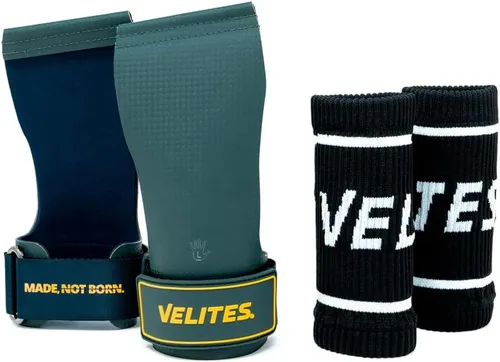 Miniatura 14 de Velites I Guantes Ultra Quad libres de magnesio I Manoplas para levantamiento de pesas I para entrenamiento cruzado o atletas de gimnasia I Mejora