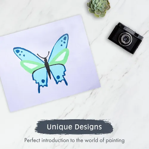 Miniatura 5 de Pink Picasso Kits de pintura por números para niños de 8 a 12 años Kit de manualidades para niños principiantes de bricolaje, pintura acrílica