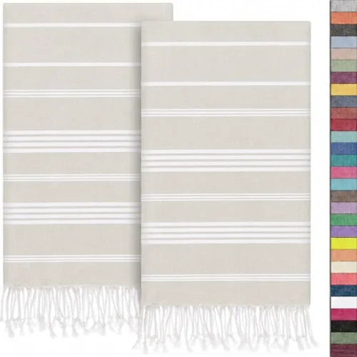Miniatura 76 de EPHESUS TOWELS Toallas de Mano - Juego de 2 18" x 30" - Toalla de Mano Turca Decorativa para Baño, Cocina, Invitados, Cara, Cabello, Té, Paño