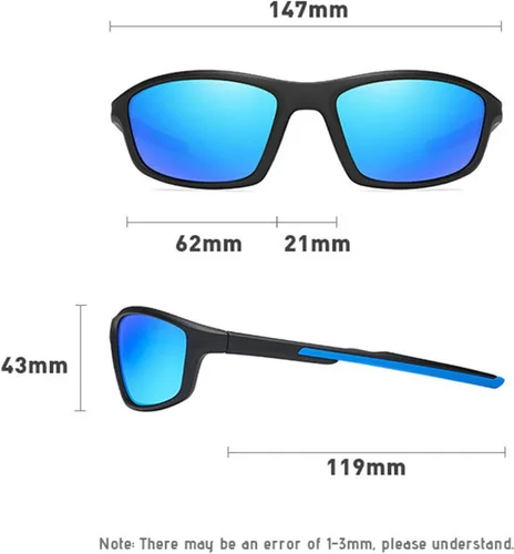 Miniatura 4 de Gafas de lectura bifocales fotocrómicas de transición para ciclismo para hombres y mujeres, gafas de sol deportivas cuadradas negras