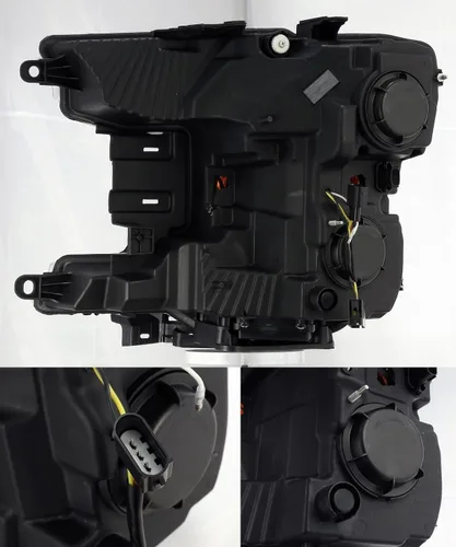Miniatura 3 de AlphaRex USA 880186 - Faros delanteros de proyector para Ford F-150, color negro (AXHL-FF18-PPTS-B-A)
