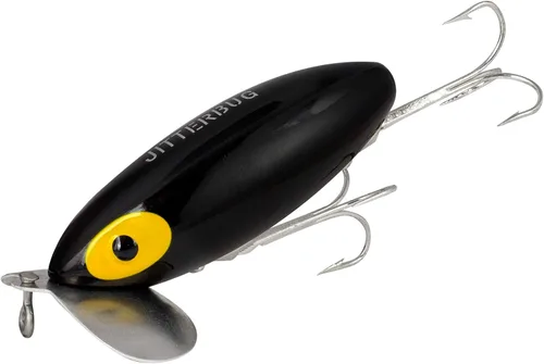 Miniatura 15 de Arbogast Jitterbug Topwater Bass - Señuelo de pesca para pesca nocturna Fire Tiger