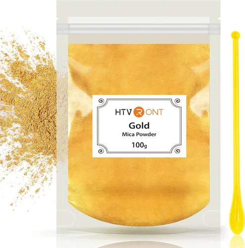 Miniatura 8 de HTVRONT - Polvo de mica en color dorado para resina epoxi - 50 g/1.76 oz Polvo de pigmento de mica natural, polvo de mica para la fabricación