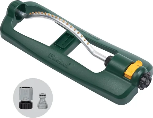 Miniatura 9 de Melnor 65150AMZ Oscillating Sprinkler, 15 Precision Nozzles, Adjustable Spray Range, Waters Up to 2,650 Sq. Ft., with QuickConnect Bundle, Green