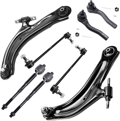 Miniatura 144 de Detroit Axle - Kit de brazos de control de extremo delantero de 8 piezas para Dodge Dakota 00-04, Durango 00-03, 4 brazos de control superior e