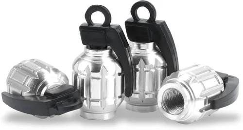 Miniatura 7 de SINGARO Tapón de válvula de neumático de aluminio, impermeable y a prueba de polvo, accesorios universales para SUV, automóvil, bicicleta y Rojo1