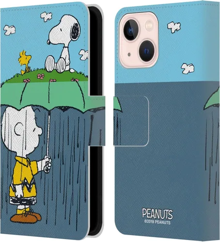 Miniatura 169 de Head Case Designs Funda de piel con licencia oficial de Peanuts Snoopy & Woodstock Balloon Halfs and Laughs para Apple iPhone 7/8/SE 2020 y 2022