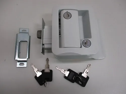 Cerradura con llave para puerta de entrada de remolque RV Camper con cerrojo / 4 llaves