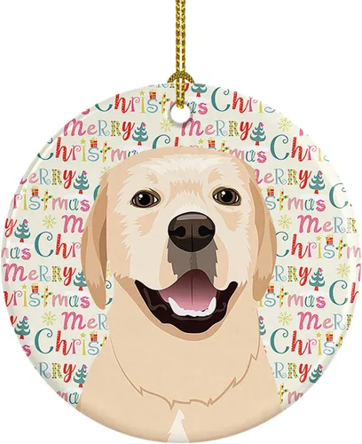 Miniatura 163 de Caroline's Treasures Bulldog Francés Azul de Navidad Adorno de Cerámica Decoraciones Colgantes para Árbol de Navidad para Hogar Navidad, Festividad