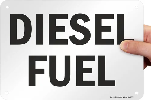 Miniatura 8 de SmartSign Letrero "Diesel Combustible" Aluminio de 7" x 10