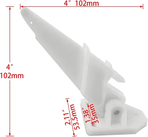 Miniatura 3 de ISURE MARINE Kit de velocímetro de barco, velocímetro universal, tubo piloto de 80 MPH, velocímetro piloto piloto de mar, accesorios portátiles