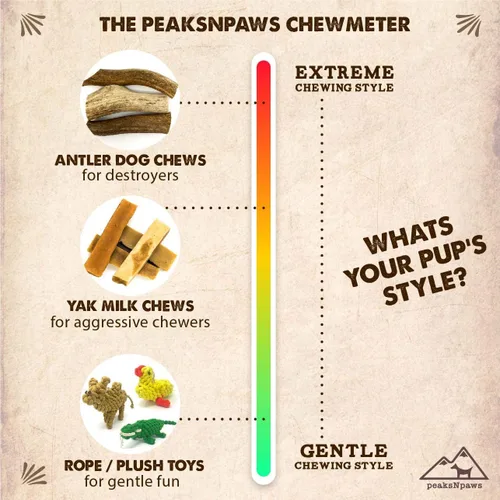 Miniatura 6 de peaksNpaws Cuernos de alce enteros de grado A totalmente naturales de alta calidad para perros, sin aditivos, sin conservantes, fabricadas