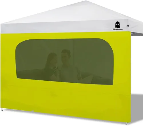 Miniatura 12 de Pared lateral con ventana para toldo desplegable de 10 x 10 pulgadas, toldo instantáneo, 1 paquete (10 x 10 pulgadas, blanco)