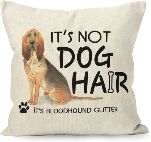 Miniatura 5 de Funny Dog Quote It's Not Dog Hair It's Bernese Mountain Glitter - Funda de almohada de lino y algodón, con frase en inglés "It's Not Dog Hair
