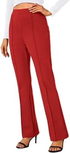 Miniatura 37 de Urban CoCo Pantalones de trabajo elásticos con corte de bota, pantalones de yoga pequeños para oficina casual
