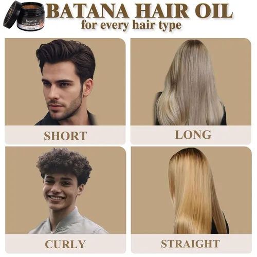 Miniatura 3 de Aceite de batana crudo para el crecimiento y reparación del cabello – Tratamiento anti pérdida de cabello, control de encrespamiento y rescate