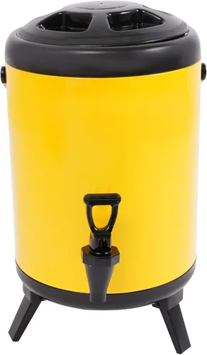 Miniatura 9 de Dispensador de bebidas con aislamiento de acero inoxidable, dispensador de bebidas calientes con grifo, dispensador térmico de bebidas frías