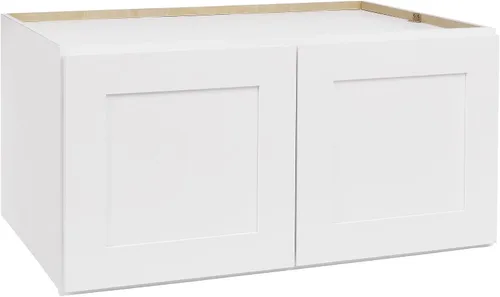 Miniatura 10 de Gabinete de pared shaker blanco - Listo para armar, perfecto para almacenamiento en cocina, lavandería y baño - 30,5 cm de ancho x 76,2 cm de alto x