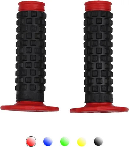 Miniatura 11 de Agarres para Manillar de Motocicleta 7/8" Agarres para Bicicleta de Cross con Parte Superior en Forma de Almohada Agarres Antideslizantes de Goma