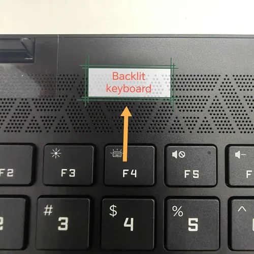 Miniatura 3 de Repuesto para HP Omen 15-EK 15-EN TPN-Q236 Q238 15-EN0013DX Palmrest Carcasa superior con teclado retroiluminado M00666-001 Negro