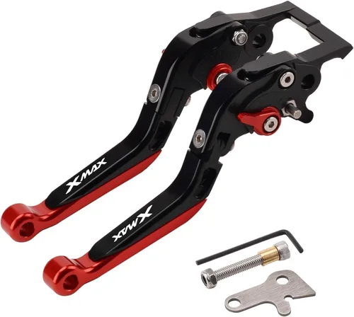 Miniatura 19 de Palancas de embrague de freno ajustables para motocicleta, cerradura de manija de estacionamiento para Yamaha Xmax 125 250 300 400 XMAX250 XMAX300