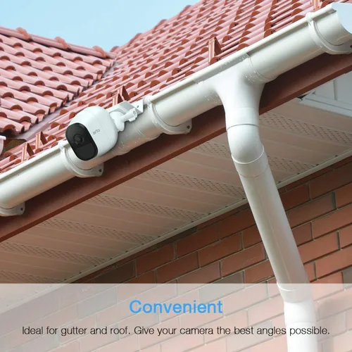 Miniatura 3 de HOLACA Soporte de canalón para Arlo Pro 4 eufyCam 2C Pro E y 2 E20 E40 L20, Arlo Essential, Arlo Pro 2, Arlo Pro 3, Wyze Cam al aire libre, Arlo GO