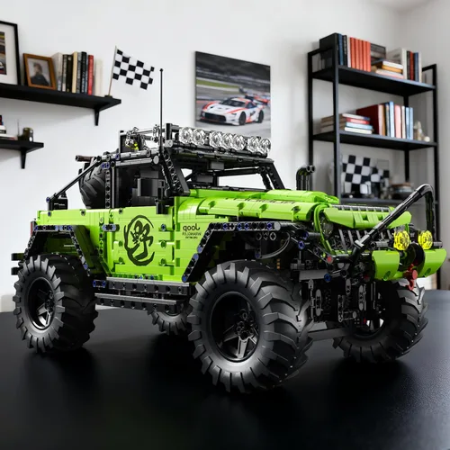 Miniatura 8 de Wranger - Juego de bloques de construcción de camión todoterreno 1:8 para adultos, 2357 piezas todo terreno, modelo de vehículo, kit de juguetes