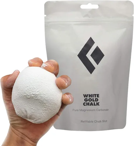 Miniatura 5 de BLACK DIAMOND White Gold Chalk 100% Magnesium Carbonate Superior Grip & Moisture Absorption for Rock Climbing & Training Loose or Refillable