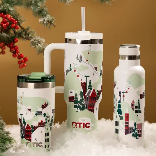 Miniatura 7 de RTIC Vaso Tumbler de Viaje por Carretera de 30 oz con Doble Pared Revestido de Cerámica Aislado Taza Portátil de Café de Viaje de Acero Inoxidable